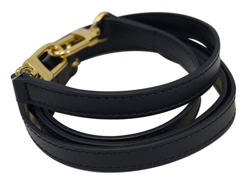 louis vuitton black leather strap|louis vuitton shoulder strap replacement.